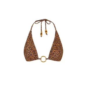 Discount Kosmic Kat Ring Halter Bikini Top Halter Top | Cup Size Top