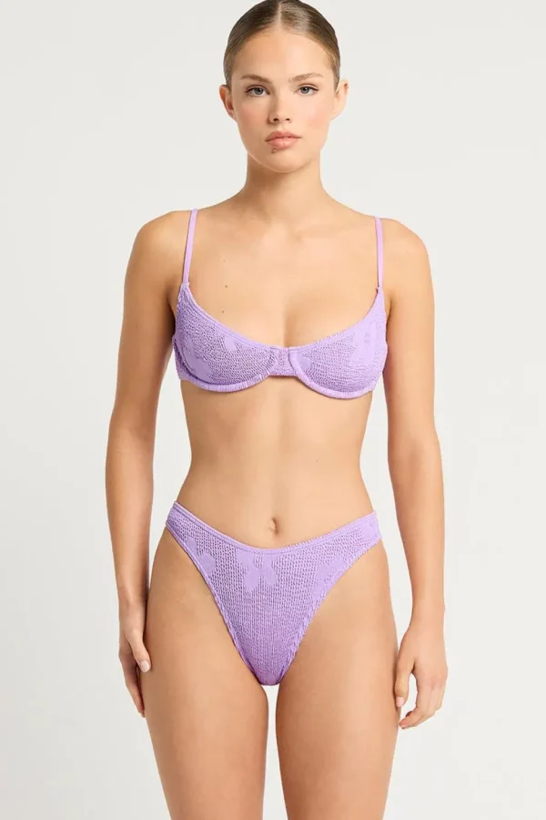 New Lavender Floral Gracie Top Underwire Top