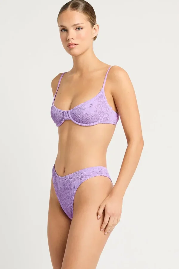New Lavender Floral Gracie Top Underwire Top