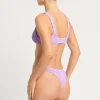 Fashion Lavender Floral The Sinner Bottom Thong Bottom | Minimal Coverage Bottom