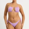 Fashion Lilac Shimmer The Andy Top Triangle Top