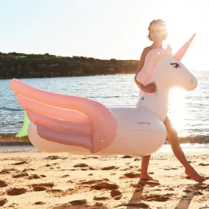 Fashion Luxe Ride-On Unicorn Coral Ombre Floats