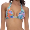 Clearance In the Groove Reversible Triangle Halter Halter Top | Cup Size Top