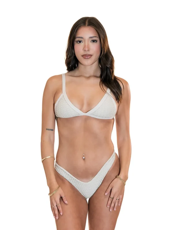 New Natural Overlay Fixed Tri Top Triangle Top