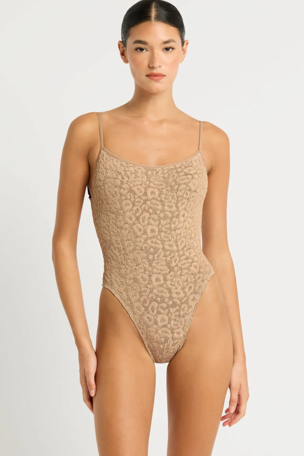 oat_leopard_low_palace_on_0.webp Clearance Oat Leopard Low Palace One Piece High Leg One Pieces