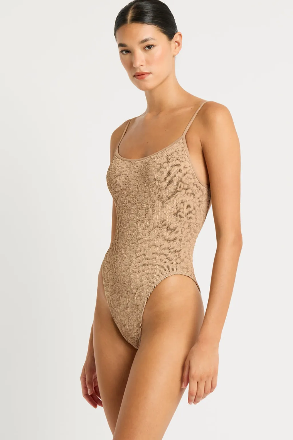 oat_leopard_low_palace_on_2.webp Clearance Oat Leopard Low Palace One Piece High Leg One Pieces