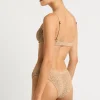 Fashion Oat Leopard Sign Brief Full Coverage Bottom