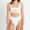 Fashion Optic White The Sasha Top | Gone Bananas Beachwear | San Diego | Swim Bralette Top