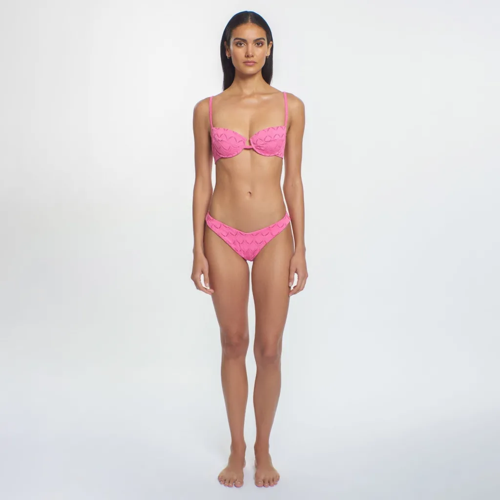 pink_athena_shelley_cheek_1.webp Clearance Pink Athena Shelley Cheeky Bottom Minimal Coverage Bottom | Brazilian Bottom