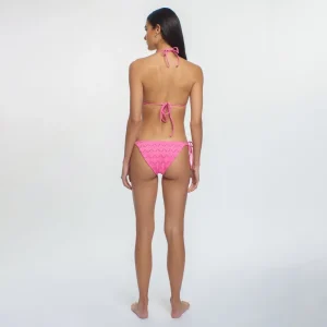 Online Pink Athena Tonie Full Bottom Tie Side Bottom | Full Coverage Bottom