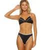Fashion Pretty Little Thing Black & Off-White Underwire Top Cup Size Top