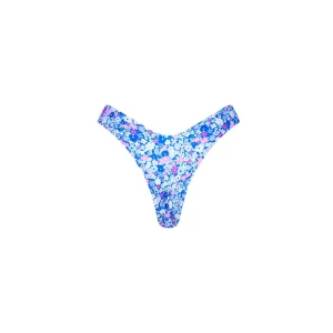 Online Purple Pearls Y Cheeky Bikini Bottom Minimal Coverage Bottom | High Leg Bottom