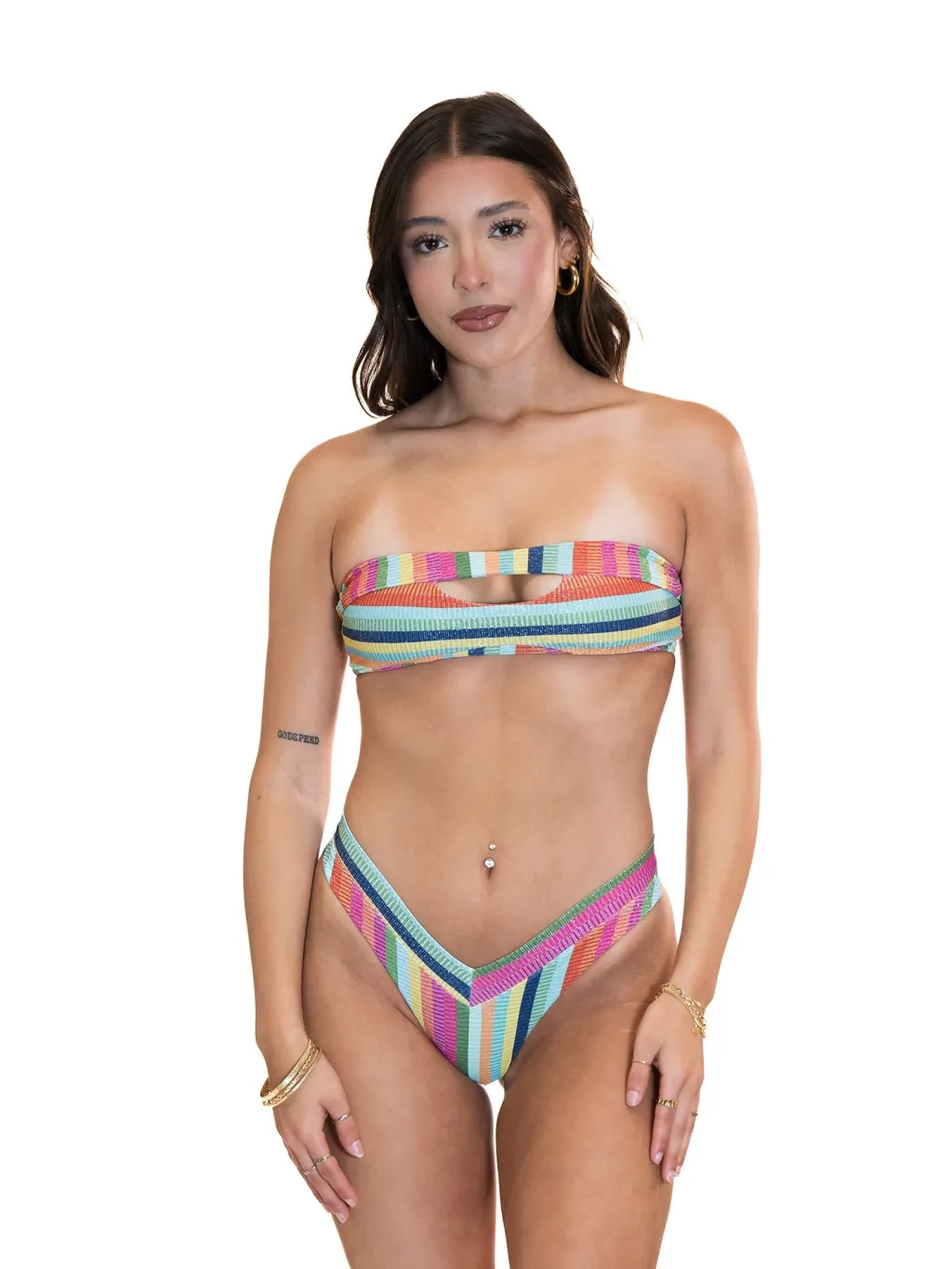 rainbow_sparkle_v_front_b_1.webp Sale Rainbow Sparkle V Front Bottom Brazilian Bottom | Minimal Coverage Bottom