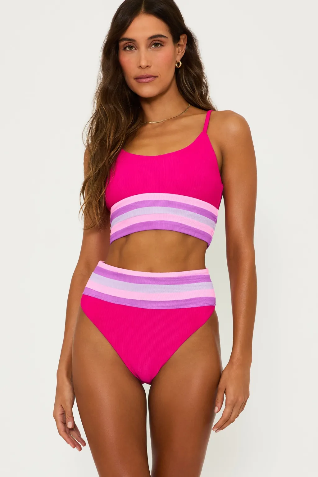 raspberry_colorblock_mill_1.webp Clearance Raspberry Colorblock Millie Bottom Moderate Coverage Bottom