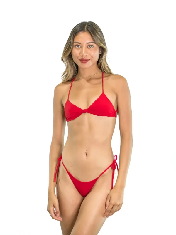 Fashion Cheeky Double Face Tie Side Bottom Tie Side Bottom | Minimal Coverage Bottom