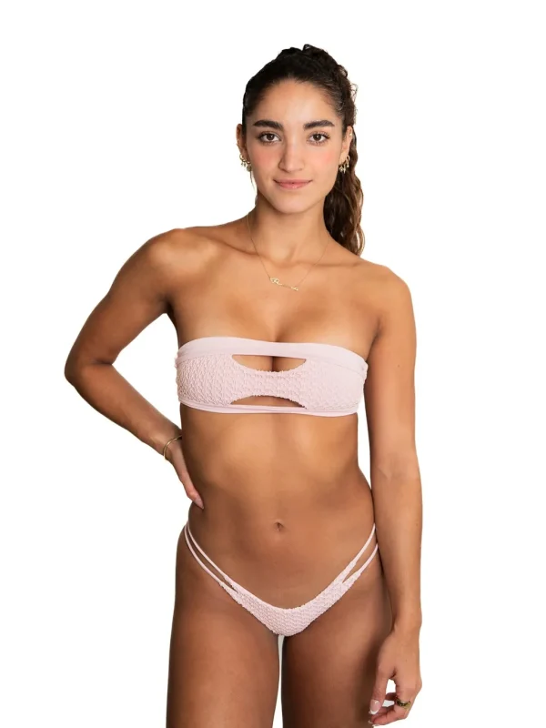 Sale Sorbet Overlay Cut Out Cheeky Bottom Minimal Coverage Bottom | Brazilian Bottom