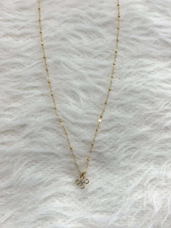 Clearance 23SYN-FWRC Flower Chain Necklace Jewelry