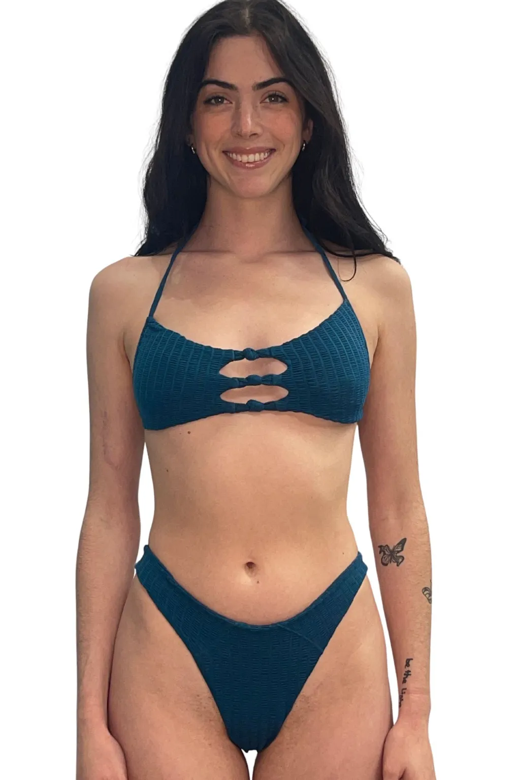 teal_high_leg_thong_bikin_1.webp Fashion High Leg Thong Bikini Bottom | Gone Bananas Beachwear | San Diego Minimal Coverage Bottom | High Leg Bottom