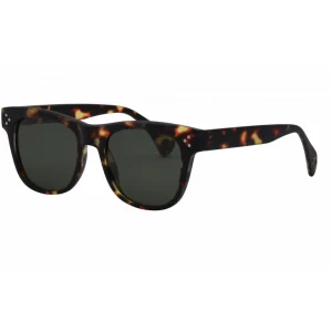 Hot Tort / Green Polarized Liam Sunglasses Sunglasses