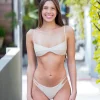 Fashion Vanilla Houndstooth Retro Top | Gone Bananas Beachwear | San Diego, CA Bralette Top